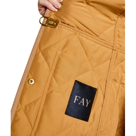 FAY VIRGINIA COAT TRAPUNTATO NERO NAW24463170UXF2626