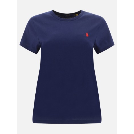 POLO RALPH LAUREN T-SHIRT CON LOGO BLU 211898698006