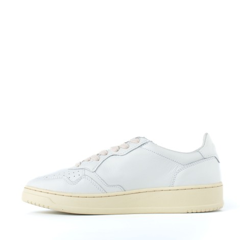 Sneakers in pelle total white