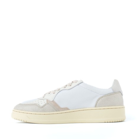 Sneakers in pelle scamosciata bianca