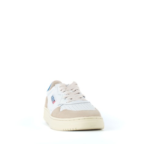 Sneakers in pelle scamosciata bianca