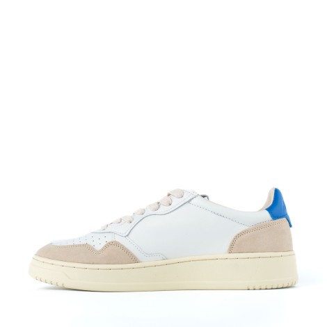 Sneakers in pelle scamosciata bianca