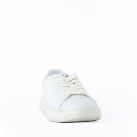 Sneakers in simil pelle bianca