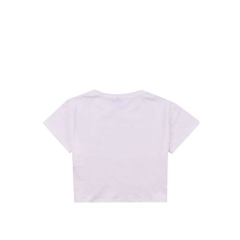 T-SHIRT CROPPED CON LOGO