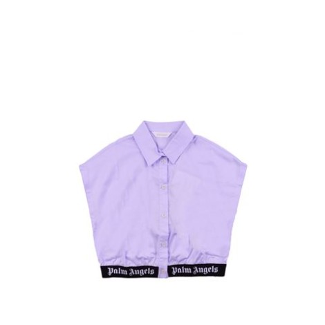 CAMICIA SMANICATA CROPPED