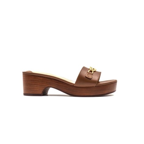 Sandalo Donna DEEP SADDLE TAN RALPH LAUREN Pelle