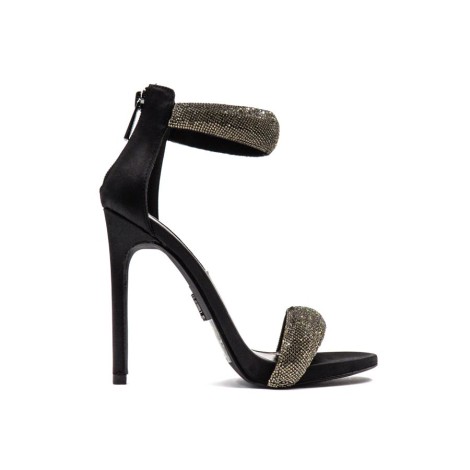 Sandalo Donna BLK-PEWTR STEVE MADDEN Pelle