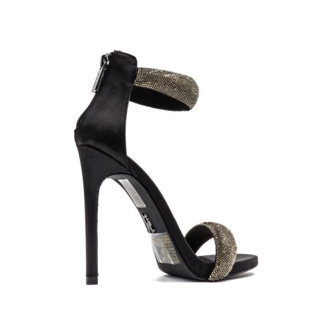 Sandalo Donna BLK-PEWTR STEVE MADDEN Pelle