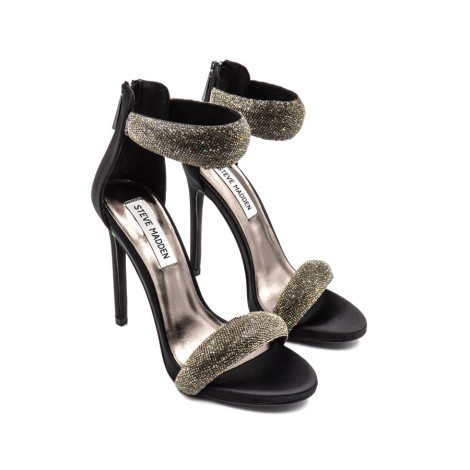 Sandalo Donna BLK-PEWTR STEVE MADDEN Pelle