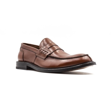 Mocassino Uomo Cognac TRE EMME Pelle