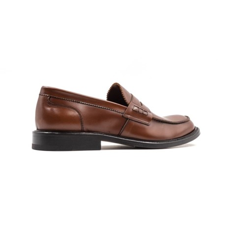 Mocassino Uomo Cognac TRE EMME Pelle