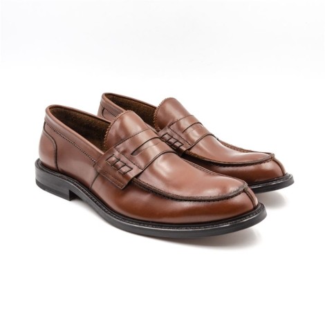 Mocassino Uomo Cognac TRE EMME Pelle