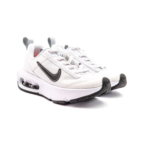 Sneakers Bambino White black NIKE Pelle