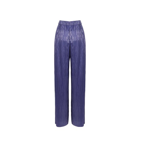 Sabina Musayev 'Tom' Metallic Effect Pleated Trousers XS