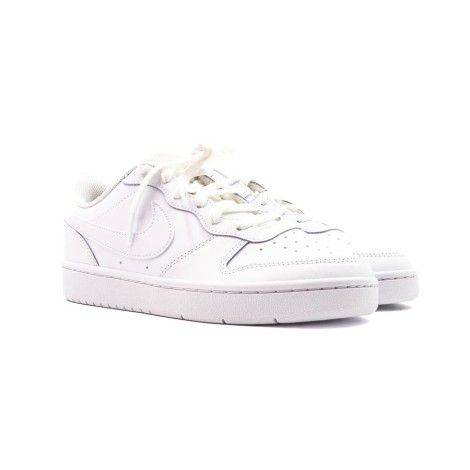 Sneakers Bambino White NIKE Pelle