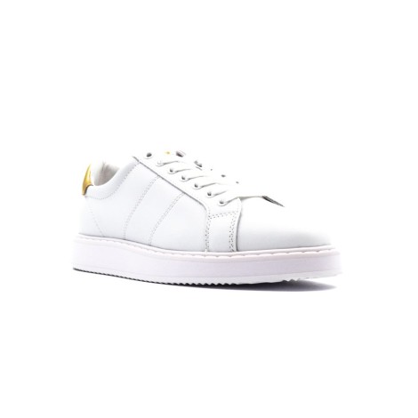 Sneakers Donna White/gold RALPH LAUREN Pelle