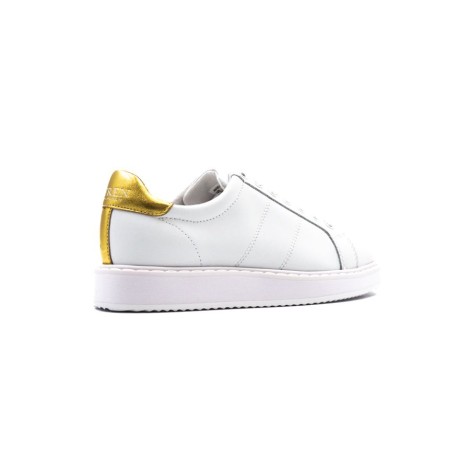 Sneakers Donna White/gold RALPH LAUREN Pelle