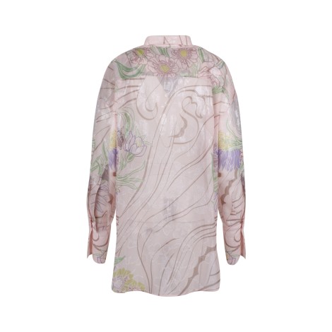 Sabina Musayev 'Alexis' Floral Pattern Shirt S