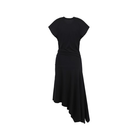 Nina Ricci Asymmetric Midi Cotton Dress L