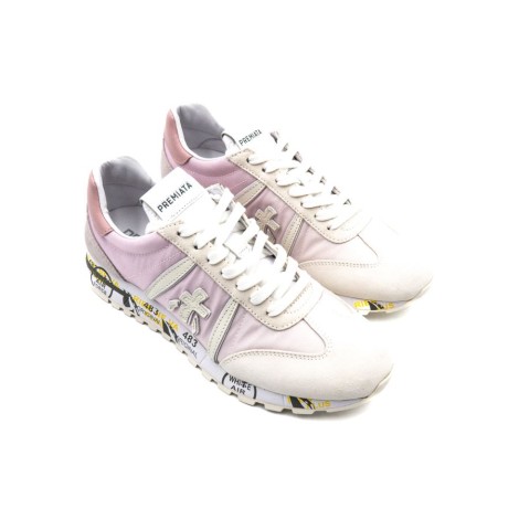 Sneakers Donna Bianco+rosa PREMIATA   Pelle