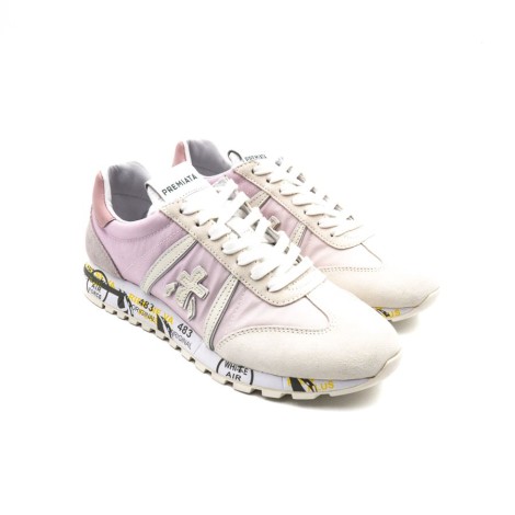 Sneakers Donna Bianco+rosa PREMIATA   Pelle