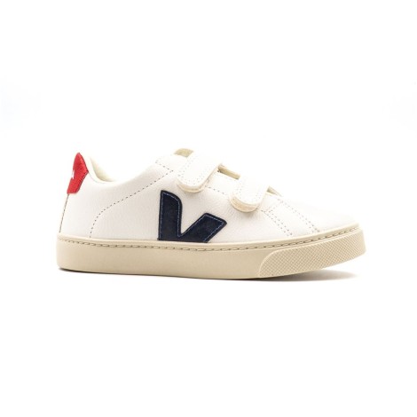 Sneakers Bambino EXTRA-WHITE_NAUTICO_PEKIN VEJA Pelle