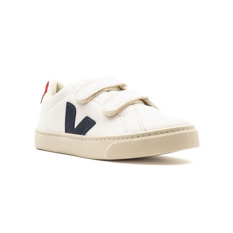 Sneakers Bambino EXTRA-WHITE_NAUTICO_PEKIN VEJA Pelle