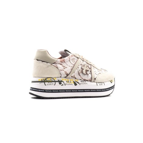 Sneakers Donna Bianco+rosa PREMIATA   Pelle