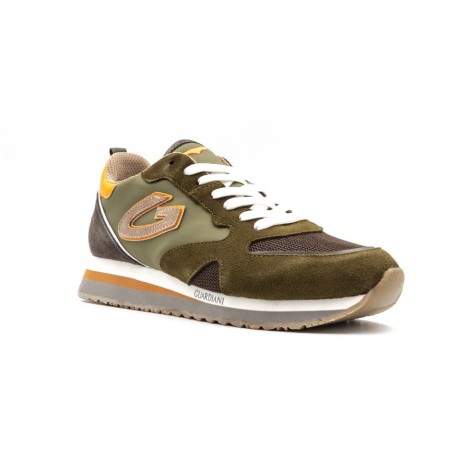 Sneakers Uomo OLIVE/GREEN ALBERTO GUARDIANI Pelle