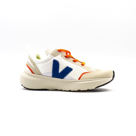 Sneakers Bambino WHITE_INDIGO VEJA Pelle