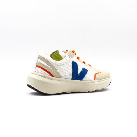 Sneakers Bambino WHITE_INDIGO VEJA Pelle