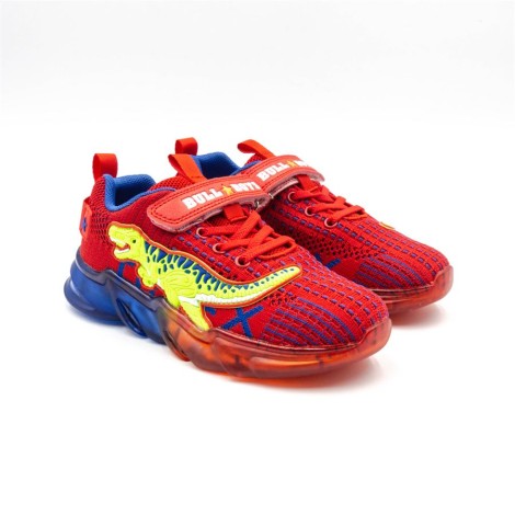 Sneakers Bambino Rosso BULL BOYS Pelle