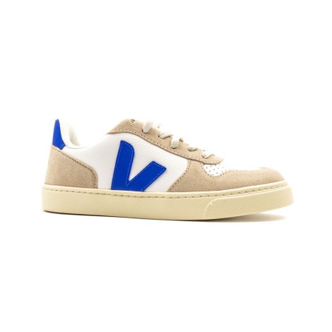 Sneakers Bambino EXTRA-WHITE_PAROS_ALMON VEJA Pelle