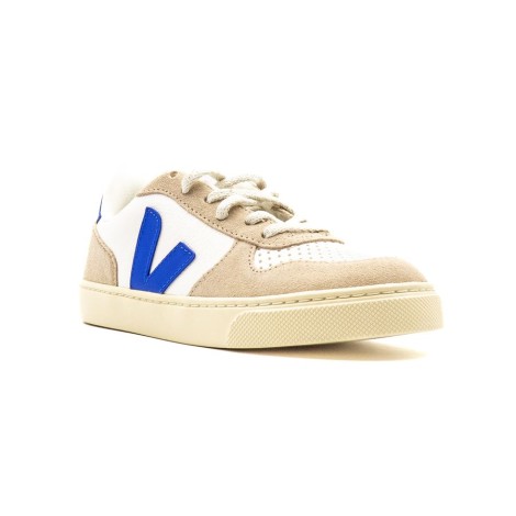 Sneakers Bambino EXTRA-WHITE_PAROS_ALMON VEJA Pelle