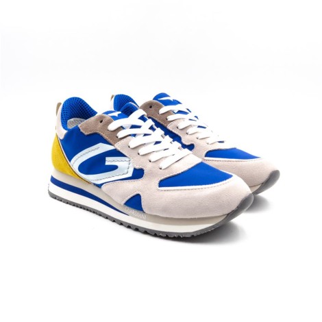 Sneakers Uomo Bluette ALBERTO GUARDIANI Tessuto