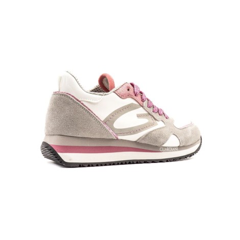 Sneakers Donna White/lilac ALBERTO GUARDIANI Tessuto