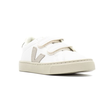 Sneakers Bambino EXTRA-WHITE_NATURAL VEJA Pelle