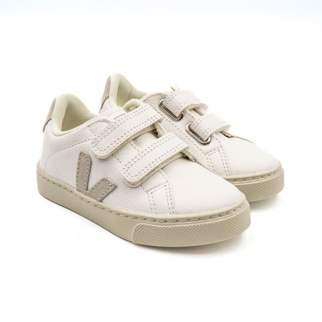 Sneakers Bambino EXTRA-WHITE_NATURAL VEJA Pelle