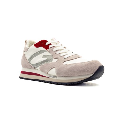 Sneakers Uomo White ALBERTO GUARDIANI Tessuto