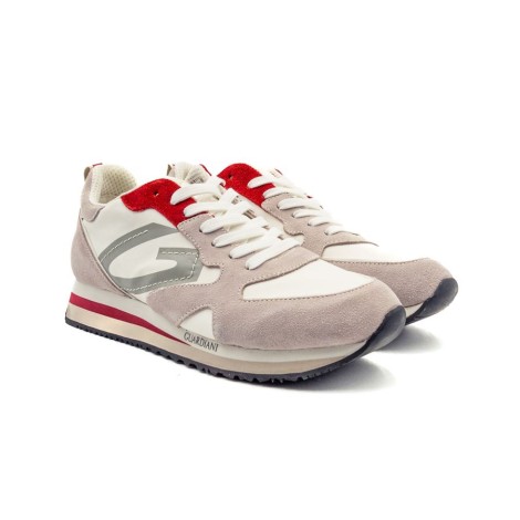 Sneakers Uomo White ALBERTO GUARDIANI Tessuto