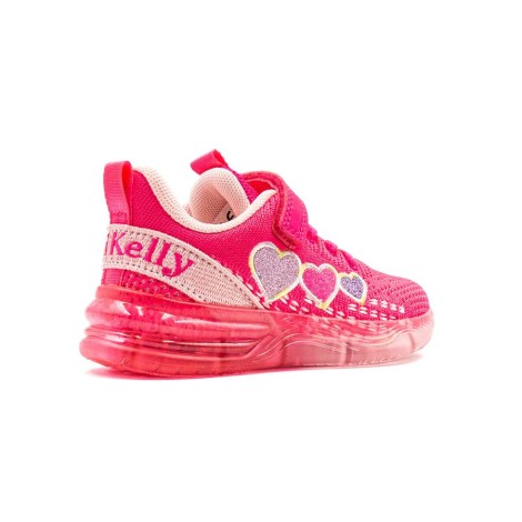 Sneakers Bambino Fuxia LELLY KELLY Pelle