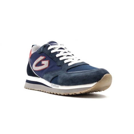 Sneakers Uomo Blue/red ALBERTO GUARDIANI Pelle