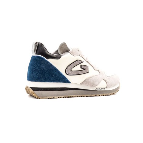 Sneakers Uomo White/navy ALBERTO GUARDIANI Pelle