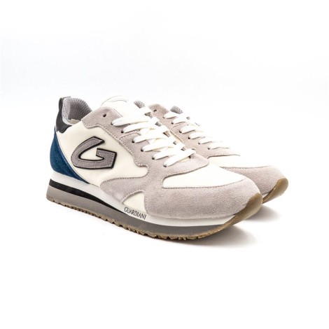 Sneakers Uomo White/navy ALBERTO GUARDIANI Pelle