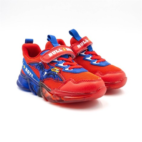 Sneakers Bambino Rosso BULL BOYS Pelle