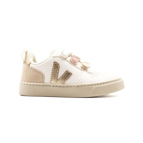 Sneakers Bambino MULTICO-EXTRA-WHITE_SHINY VEJA Pelle