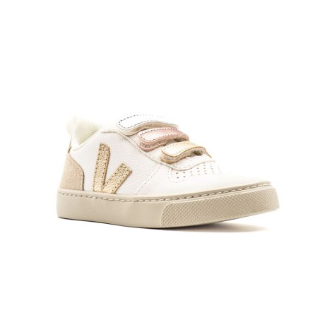 Sneakers Bambino MULTICO-EXTRA-WHITE_SHINY VEJA Pelle