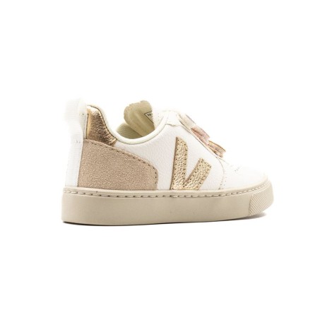 Sneakers Bambino MULTICO-EXTRA-WHITE_SHINY VEJA Pelle