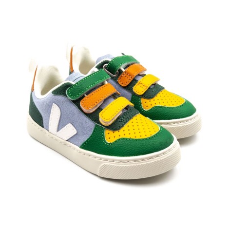 Sneakers Bambino MULTICO-STEEL VEJA Pelle