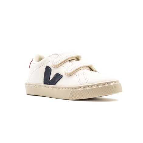 Sneakers Bambino EXTRA-WHITE_NAUTICO_PEKIN VEJA Pelle